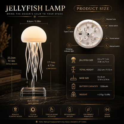 Jellyfish Lamp – The Viral LED Mood Light That Transforms Your Room