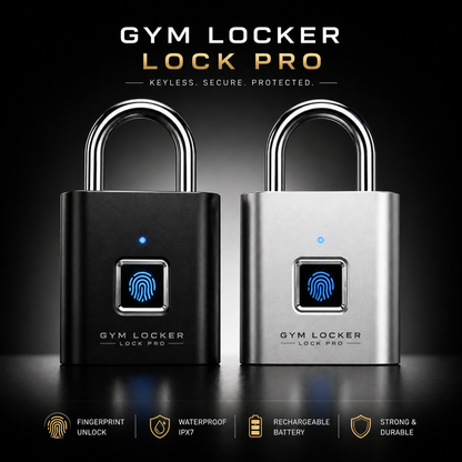 Smart Fingerprint Padlock – Keyless Security, USB Rechargeable, Instant Unlock