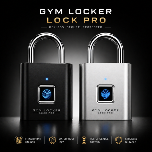 Smart Fingerprint Padlock – Keyless Security, USB Rechargeable, Instant Unlock