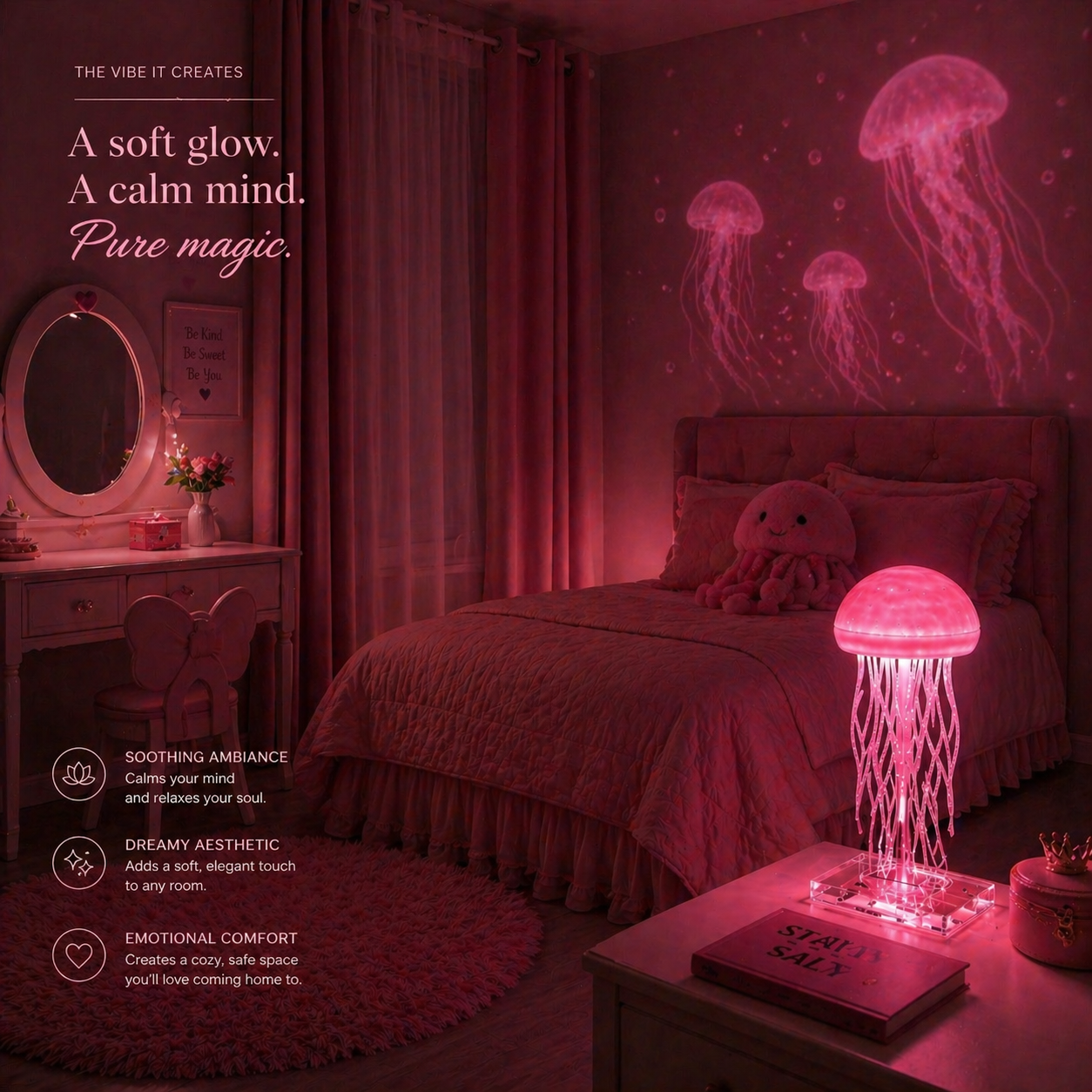Jellyfish Lamp – The Viral LED Mood Light That Transforms Your Room